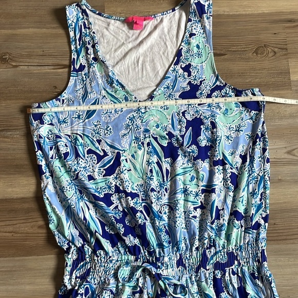 Lilly Pulitzer Paulina Jumpsuit Royal Purple Koalafications print Size L NWOT - Picture 4 of 16